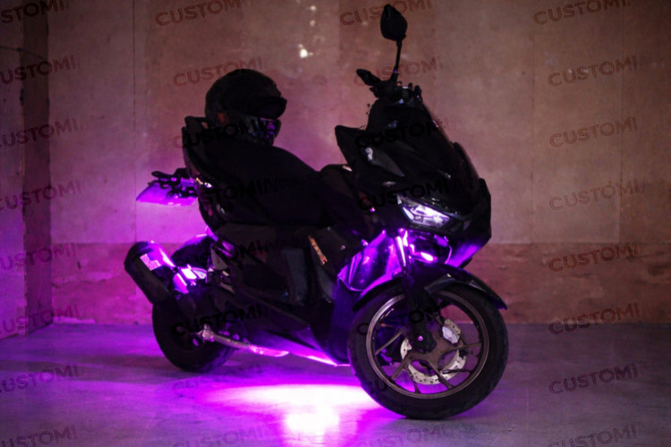 کیت نورپردازی اتمسفر موتورسیکلت تکرنگ (BASIC)🏍️⚡