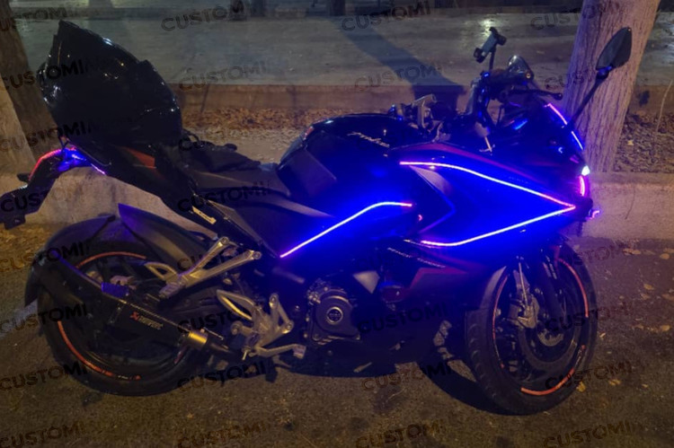 کیت نورپردازی نئون باجاج Bajaj Pulsar RS200 (کانسپت ۱)🏍️