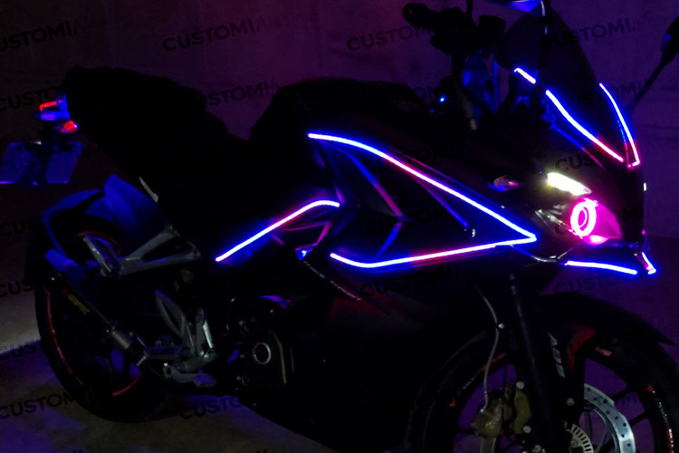 کیت نورپردازی نئون باجاج Bajaj Pulsar RS200 (کانسپت ۱)🏍️