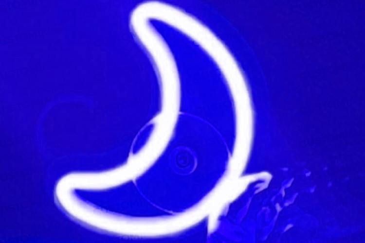 نئون ماه - رنگ سفید