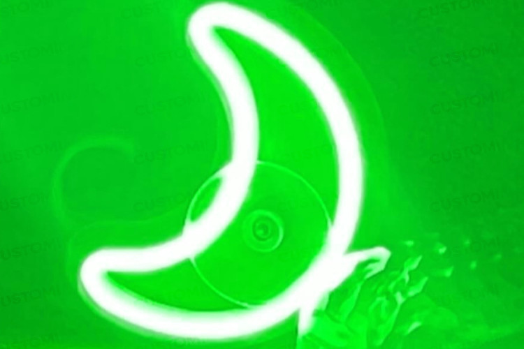 نئون ماه - رنگ بنفش