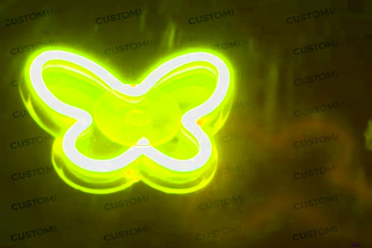 نئون پروانه - رنگ سبز