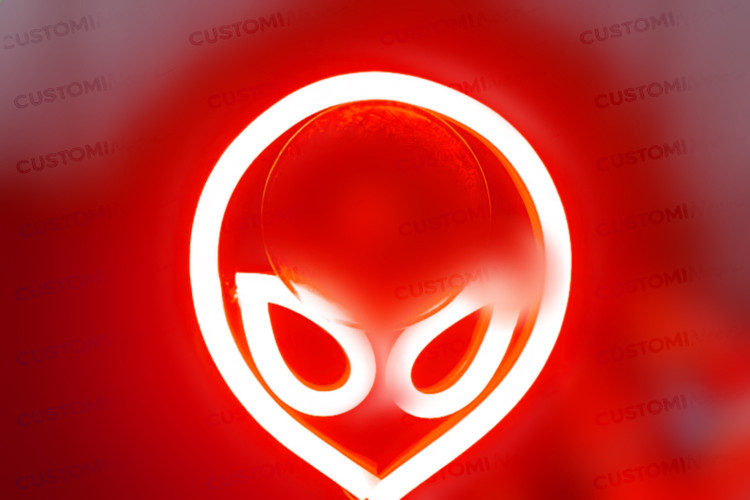 نئون آدم فضایی - رنگ سبز