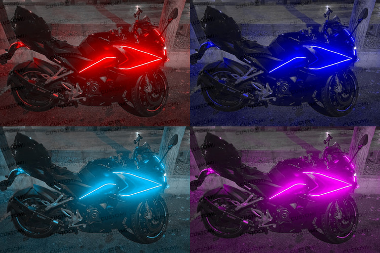 کیت نورپردازی نئون باجاج Bajaj Pulsar RS200 (کانسپت ۱)🏍️