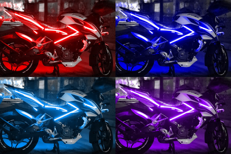 کیت نورپردازی نئون باجاج Bajaj Pulsar NS200 (کانسپت ۱)🏍️