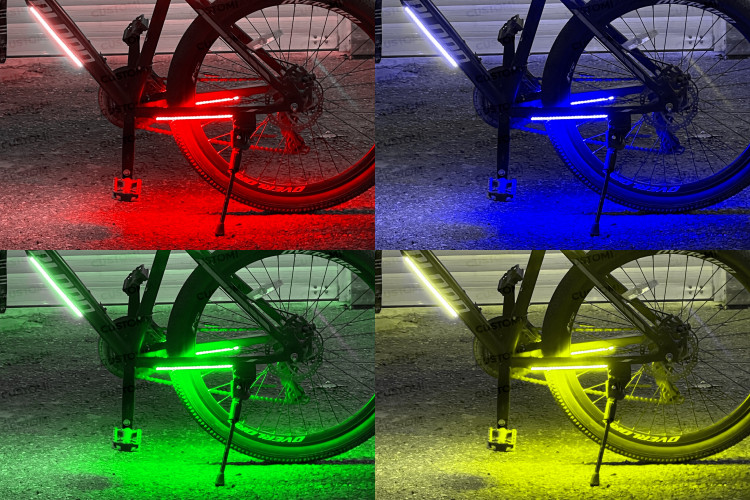 کیت نورپردازی دوچرخه فلاشردار - نمای دیگر