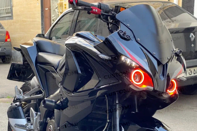 دیلایت لنز نئون پالس باجاج Bajaj RS200 یک جفت